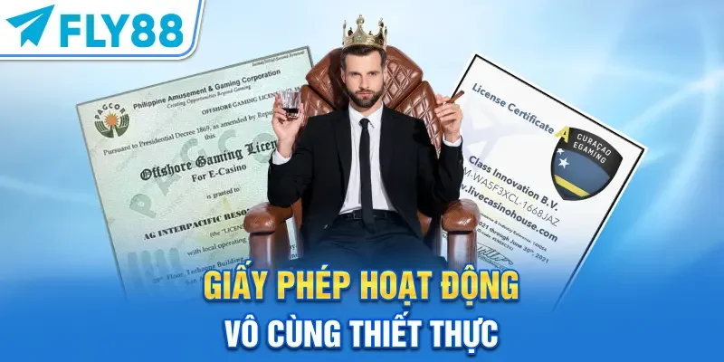 Giấy phép hoạt động vô cùng thiết thực